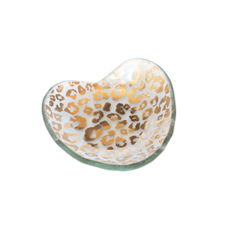 Annieglass - Cheetah Heart Bowl