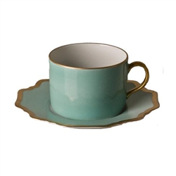 Anna Weatherley - Anna's Palette Aqua Green Tea Saucer