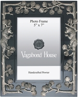 Black Forest Bear Pewter Embellished Frame by Vagabond House
