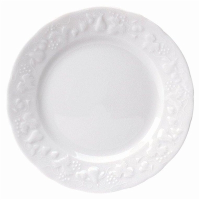 Blanc de Blanc Bread & Butter Plate by Philippe Deshoulieres