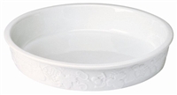 Blanc de Blanc Round Pastry Dish by Philippe Deshoulieres