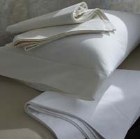 Classic Natural Percale Duvet Cover by Scandia Home