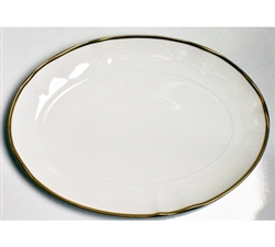 Simply Elegant Gold Oval Platter by Anna Weatherley