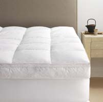 European White Down Pillowtop Featherbed by Scandia Home