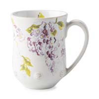 Berry & Thread Floral Sketch Wisteria Mug by Juliska