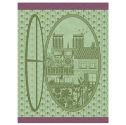 Fenetre Sur Paris Tea Towels (Pair) 24" x 31" by Le Jacquard Francais