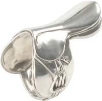 Pewter English Saddle Napkin Ring by Vagabond House