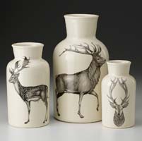 Deer Set of 3 Jars by Laura Zindel Design