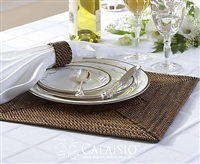 Square Placemat with Diamond Pattern,14â€ Sq by Calaisio