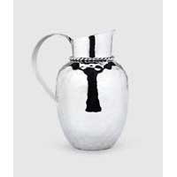 Paloma Pitcher with Braided Wire 9.5" H by Mary Jurek Design