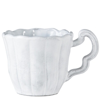 Incanto White Scallop Mug by Vietri