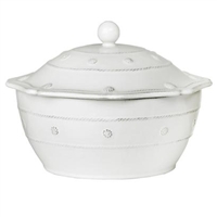 Berry and Thread Whitewash 9.5" Covered Casserole by Juliska