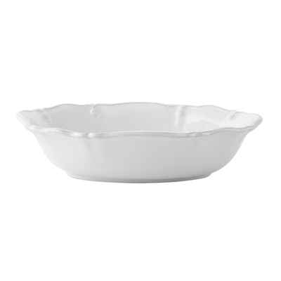 Berry and Thread Whitewash 12" Oval Serving Bowl by Juliska