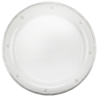 Berry and Thread White Round Dessert Plate by Juliska