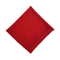 Juliska - Velvet Trim Napkin - Ruby