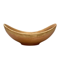 Andrew Pearce - Large Live Edge Oval Wooden Bowl