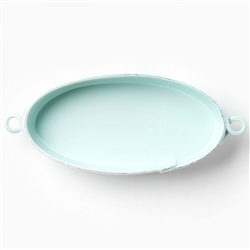 Lastra Aqua Handled Oval Baker by VIETRI