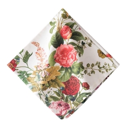 Field of Flowers White Napkin by Juliska