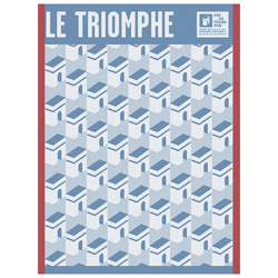 Le Jacquard Francais - LEJACQ-ARCTRI-TEATL - Tea towel Arc Triomphe Blue 24"x31" 100% cotton