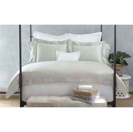 Nocturne Hemstitch Luxury Bed Linens by Matouk