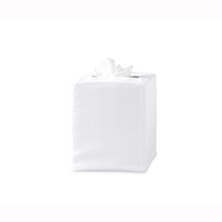 Plain Tissue Box Cover by Matouk