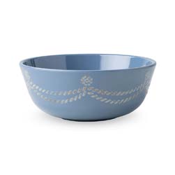 Berry & Thread Chambray Melamine Cereal/Ice Cream Bowl by Juliska