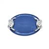 Cobalt Crab Handled Serving Tray by Mariposa