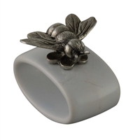 Bee Stoneware Napkin Rings (Set of 4) by Vagabond House