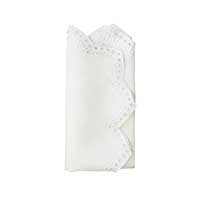 Kim Seybert - Tapestry Napkin in White - Set of 4