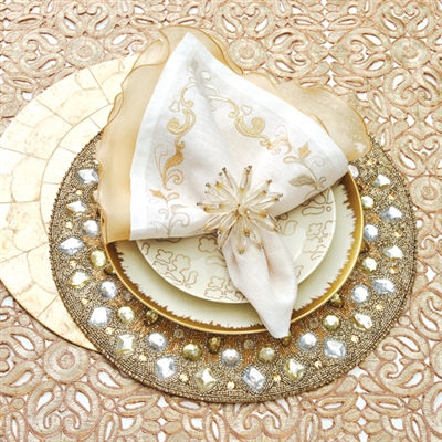 Brocade Border Napkin by Kim Seybert