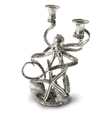 2 Socket Octopus Candelabrum by Vagabond House