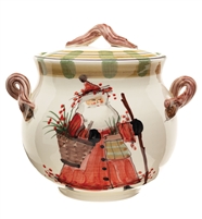 Old St. Nick Biscotti Jar by VIETRI