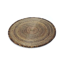 Round Placemats with Beads - Set of 4 - Diam by Calaisio