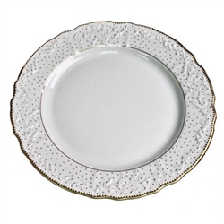 Anna Weatherley - Simply Anna Polka Gold Dinner Plate