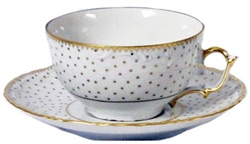 Anna Weatherley - Simply Anna Polka Gold Tea Saucer