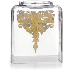 Baroque Gold Tissue Box Holder by Arte Italica