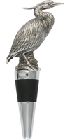 Blue Heron Bottle Stopper by Vagabond House