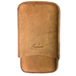 Brigham "Natural" Leather Cigar Pouch