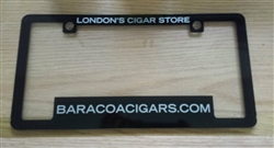 License Plate Frame Cover Black