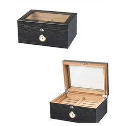 Milano Black Oak Humidor