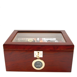 The Showcase Humidor Bubinga Wood