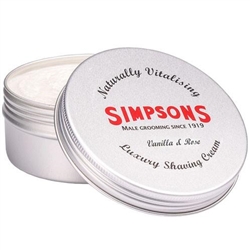 Simpson's Shave Cream Vanilla & Rose