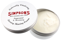 Simpson's Peppermint & Rosemary Shave Cream