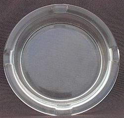 Plain 8" Round Glass Ashtray