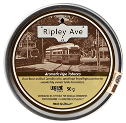 Brigham Pipe Tobacco Legend Series Ripley Ave