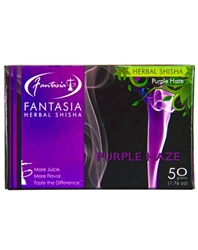 Fantasia Herbal Shisha Purple Haze, tobacco and nicotine free