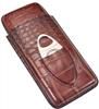 Cigarol Leather Cigar Case with Cutter