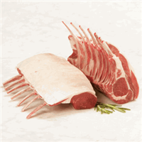 Rack of Lamb - Frenched - 7 to 8 Ribs - 2 Racks Per Pack - 16 to 18 oz Each