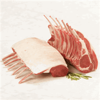 Rack of Lamb - Frenched - 7 to 8 Ribs - 2 Racks Per Pack - 14 to 16 oz Each