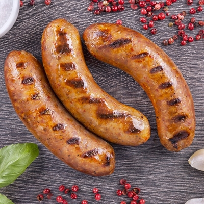 Exotic Meat Sausage Sampler - 5 Varieties - 5 Lbs. Minimum of 20 Links.